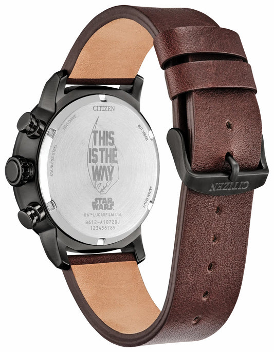 Citizen Deals - Mandalorian Gray Dial Leather Strap CA0857-09W