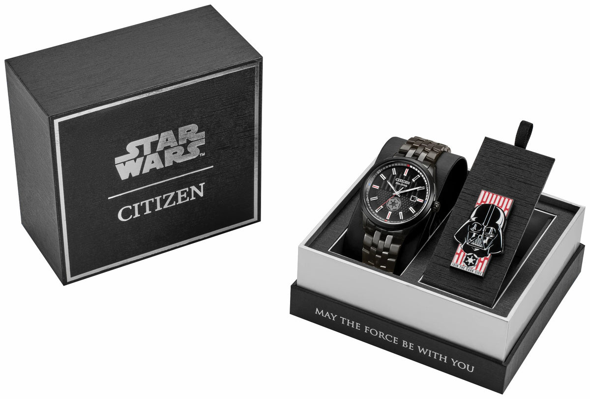 Citizen Recommended - Darth Vader Returns Black Dial Stainless Steel Bracelet BM7255-61W