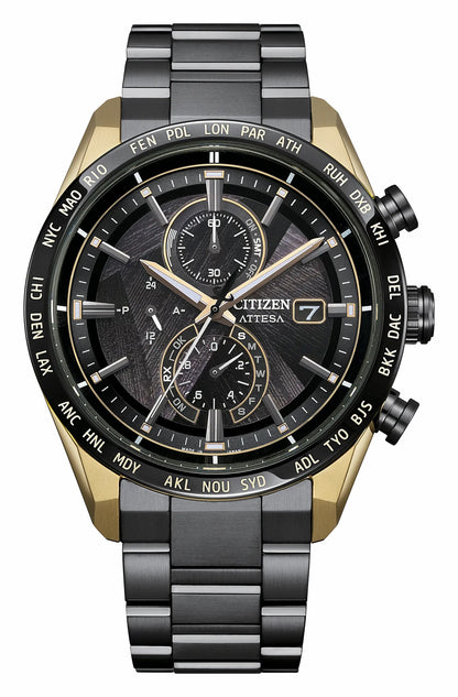 Citizen Recommended - ATTESA LIGHT in BLACK Black Dial Super Titanium with DLC Coating Bracelet AT8384-58E