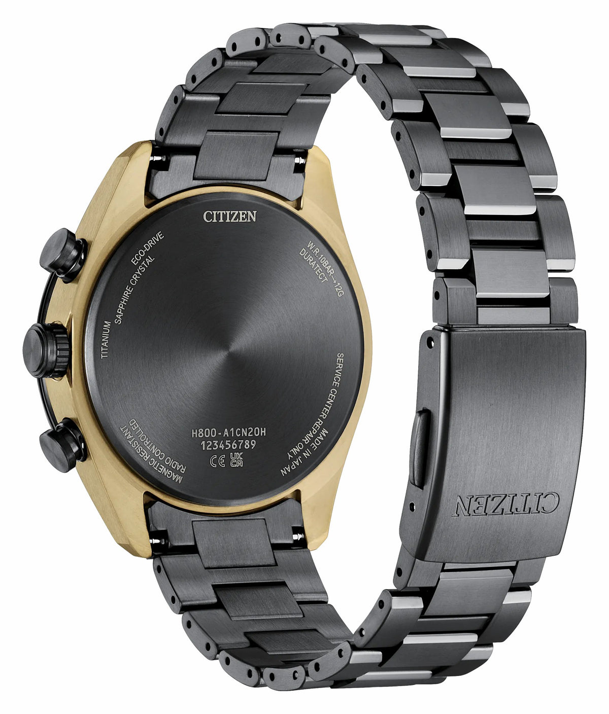 Citizen Recommended - ATTESA LIGHT in BLACK Black Dial Super Titanium with DLC Coating Bracelet AT8384-58E
