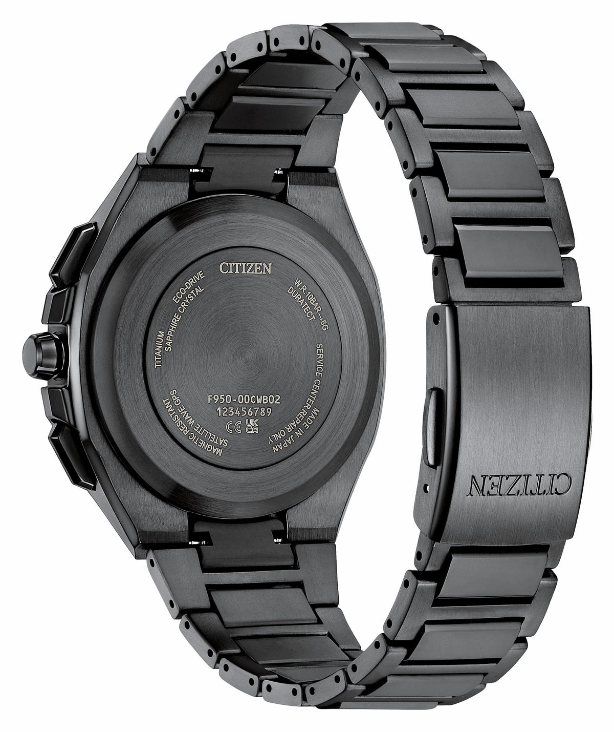 Citizen Sale - ATTESA Gray Dial Super Titanium with DLC Coating Bracelet CC4105-69E