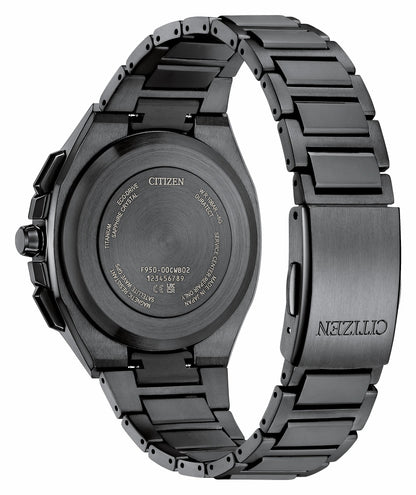 Citizen Sale - ATTESA Gray Dial Super Titanium with DLC Coating Bracelet CC4105-69E
