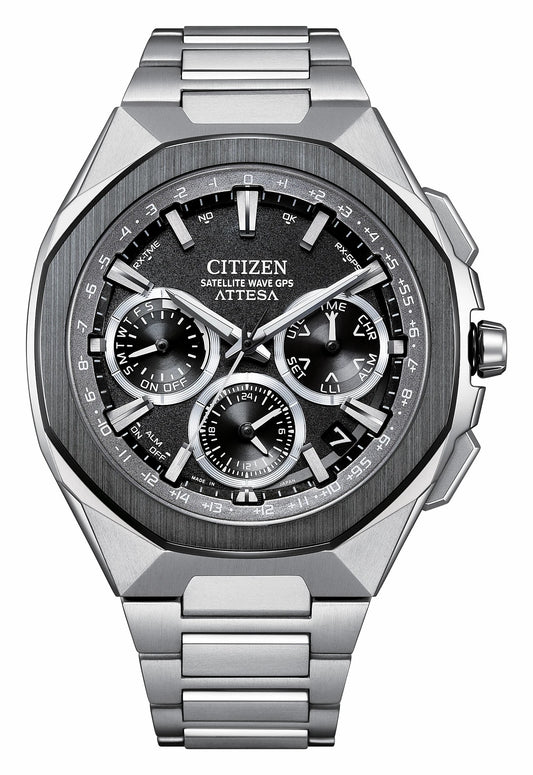 Citizen Featured - ATTESA Gray Dial Super Titanium Bracelet CC4104-53E