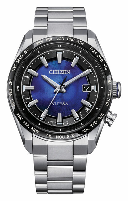 Citizen Quality - ATTESA Blue Dial Super Titanium with Duratect Platinum Bracelet CB0288-65L