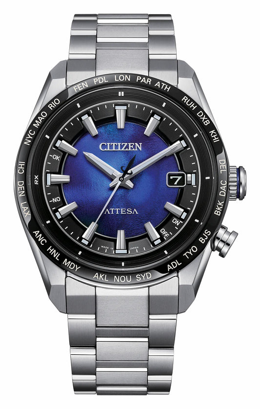 Citizen Quality - ATTESA Blue Dial Super Titanium with Duratect Platinum Bracelet CB0288-65L