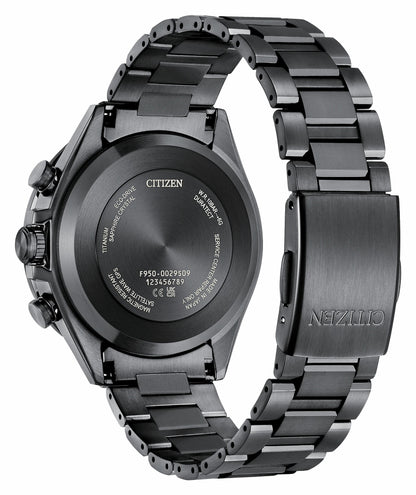 Citizen Recommended - ATTESA Blue Dial Super Titanium with DLC Coating Bracelet CC4059-64L