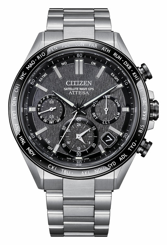 Citizen Great Value - ATTESA Gray Dial Super Titanium Bracelet CC4058-67X