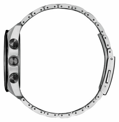 Citizen Value - ATTESA Black Dial Super Titanium with DLC Coating Bracelet AT8295-56E