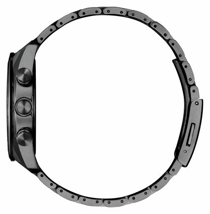 Citizen Sale - ATTESA Black Dial Super Titanium with DLC Coating Bracelet AT8294-59E