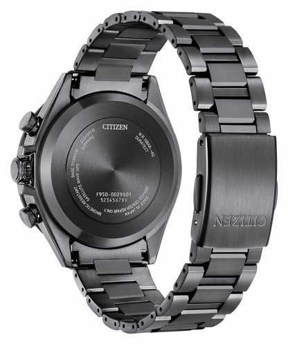 Citizen Trusted - ATTESA Black Dial Super Titanium with DLC Coating Bracelet CC4055-65E