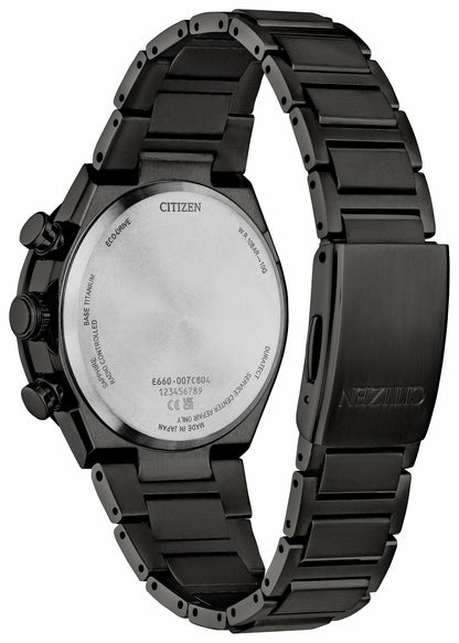 Citizen Recommended - ATTESA Blue Dial Super Titanium with DLC Coating Bracelet CB5967-66L