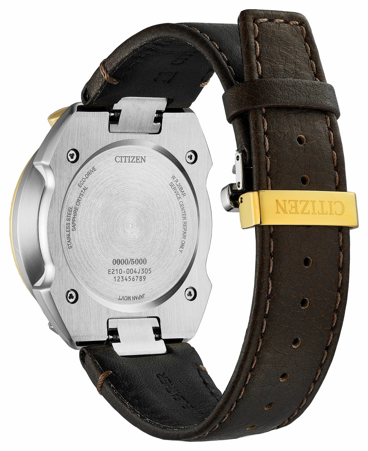 Citizen New - Promaster Tsuno Chrono Racer Green Dial Leather Strap AV0104-06W
