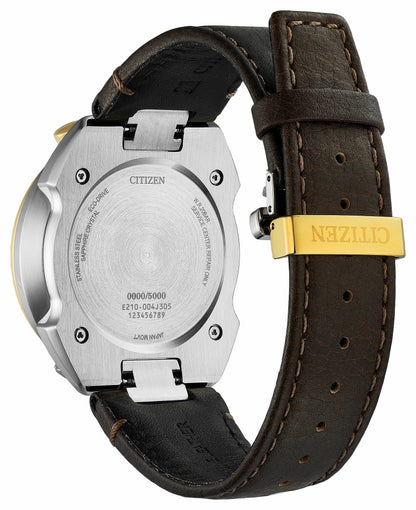 Citizen New - Promaster Tsuno Chrono Racer Green Dial Leather Strap AV0104-06W