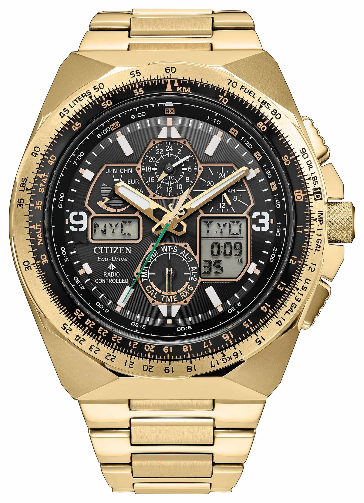 Citizen Hot Sale - Promaster Skyhawk A-T Black Dial Stainless Steel Bracelet JY8144-50E