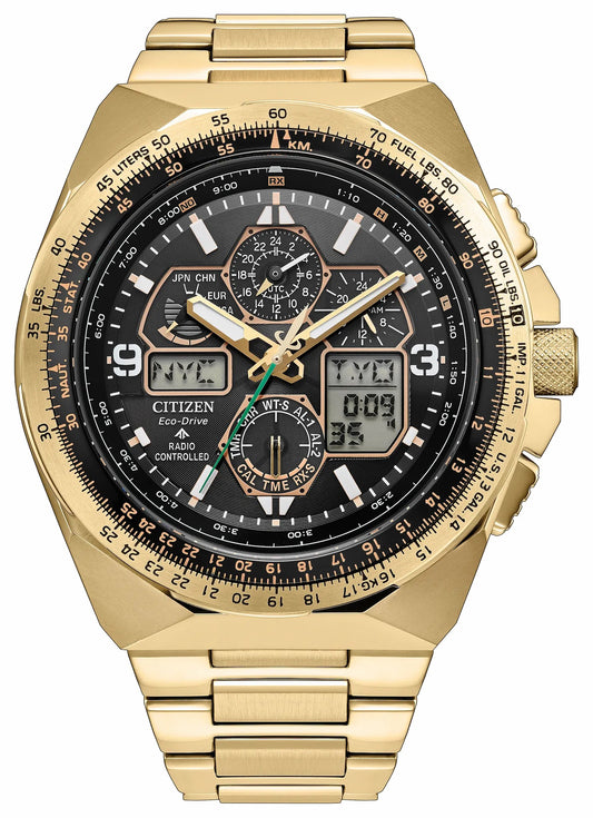 Citizen Hot Sale - Promaster Skyhawk A-T Black Dial Stainless Steel Bracelet JY8144-50E