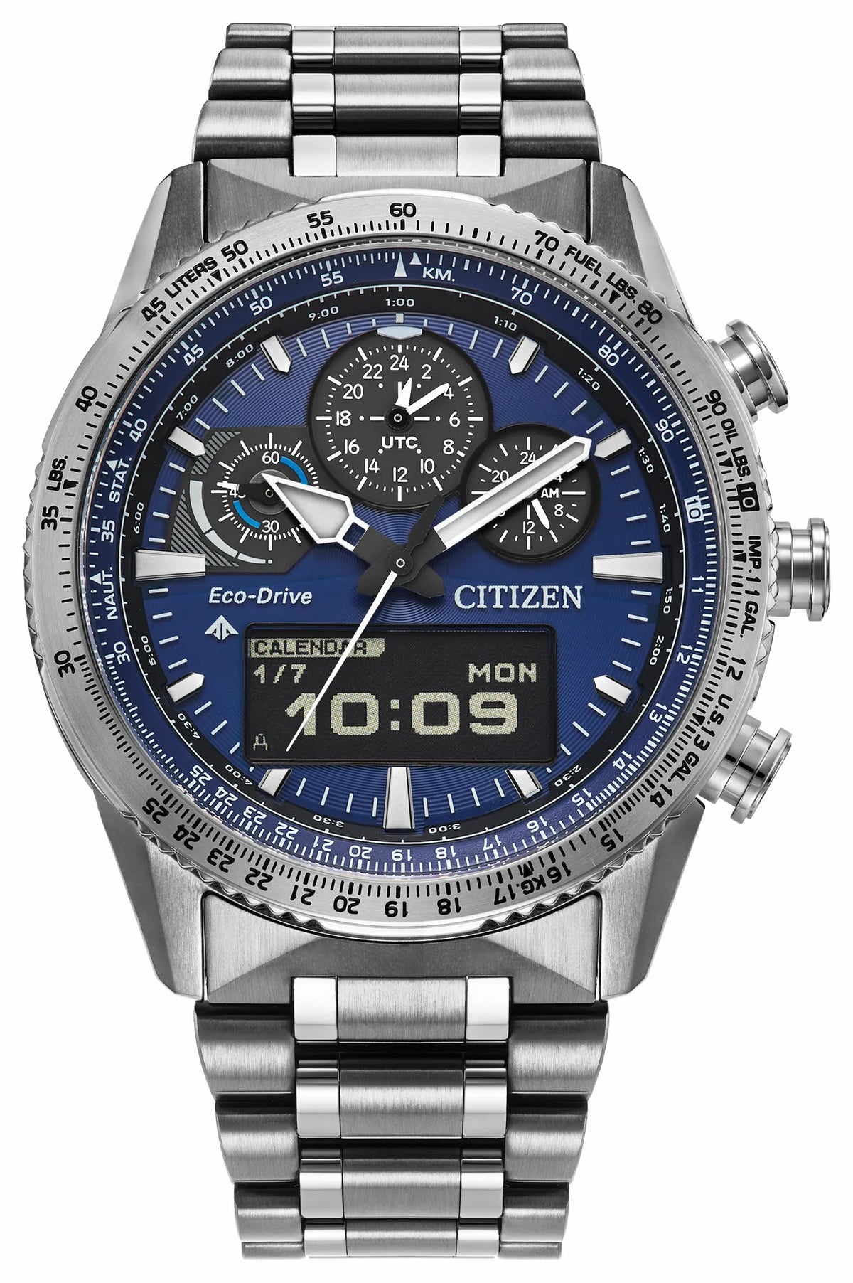 Citizen Deals - Promaster Skyhawk U830 Blue Dial Stainless Steel Bracelet JV2000-51L