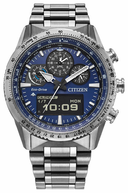 Citizen Deals - Promaster Skyhawk U830 Blue Dial Stainless Steel Bracelet JV2000-51L
