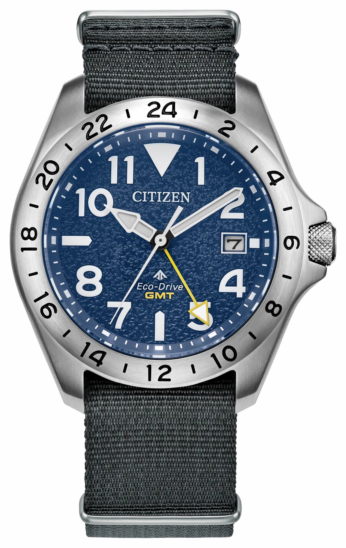 Citizen New - Promaster Land GMT Navy Dial Nylon Strap BJ7150-09L
