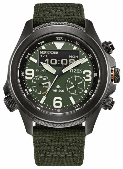 Citizen Best Price - Promaster Land U822 Green Dial CORDURA® Strap JV1005-02W