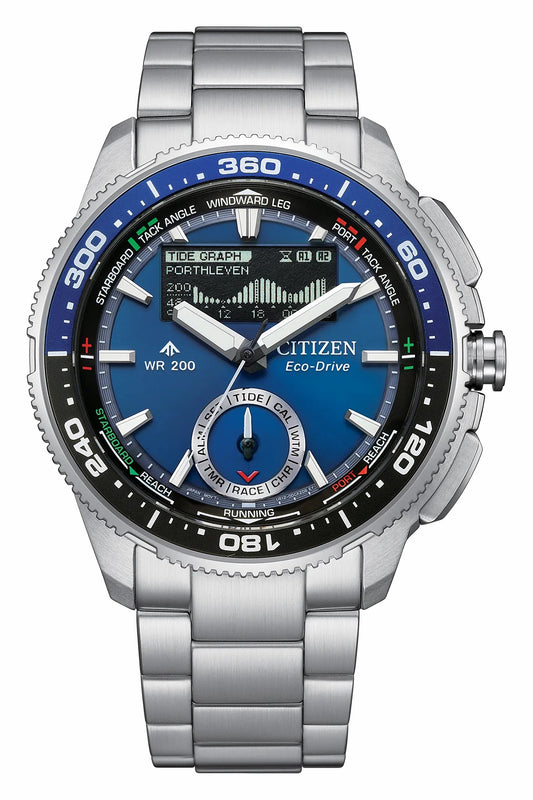 Citizen Trusted - Promaster WaveTracker Blue Dial Stainless Steel Bracelet JV3006-50L