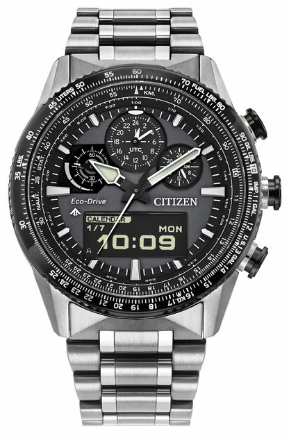 Citizen Deals - Promaster Skyhawk U830 Gray Dial Stainless Steel Bracelet JV2006-55H