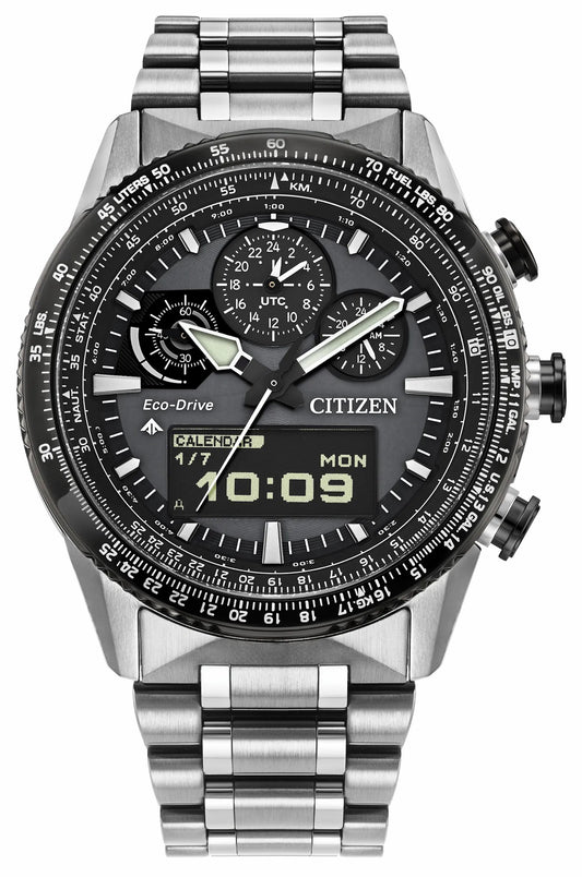 Citizen Deals - Promaster Skyhawk U830 Gray Dial Stainless Steel Bracelet JV2006-55H