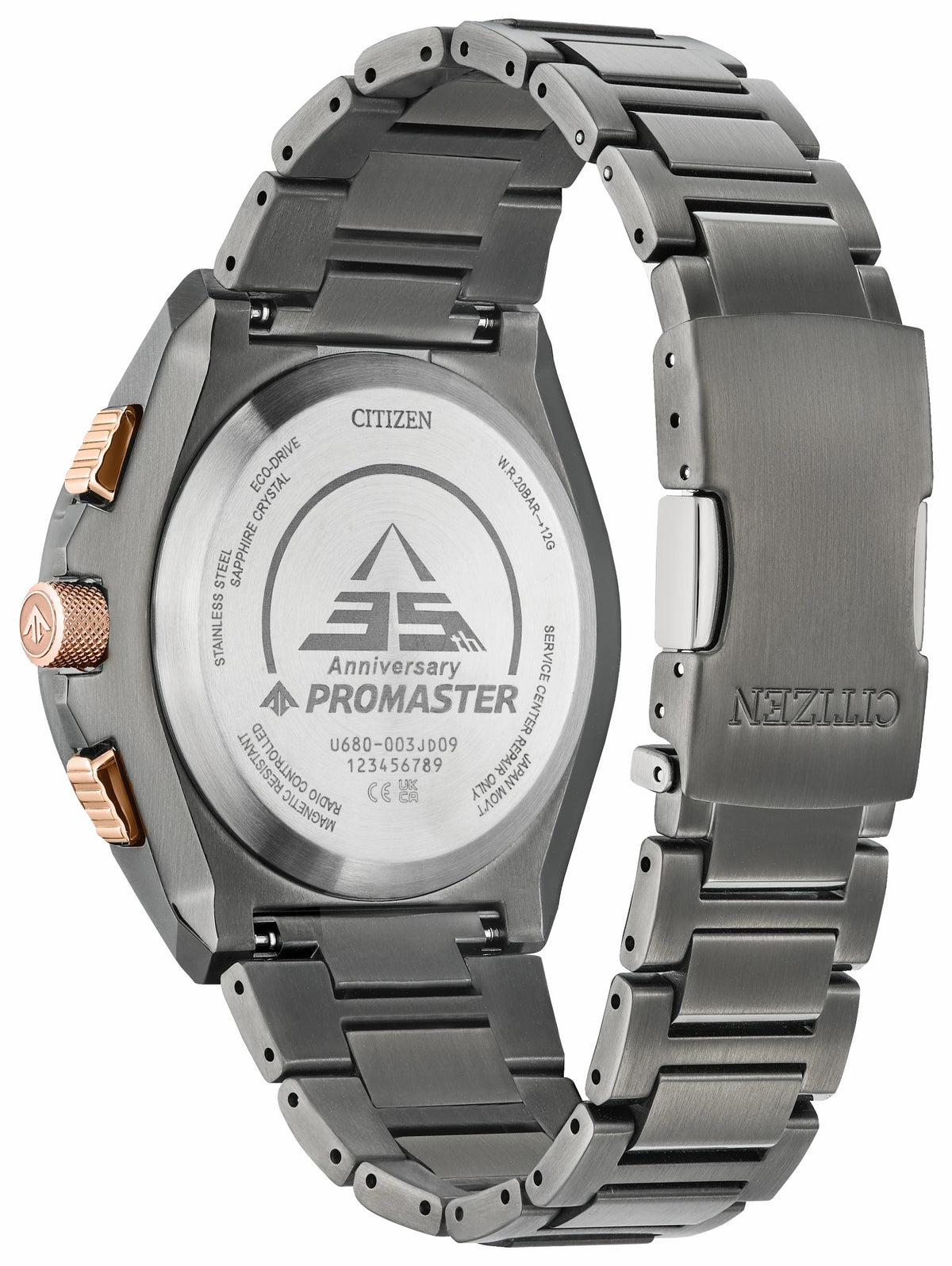 Citizen Essential - Promaster Skyhawk A-T Black Dial Stainless Steel Bracelet JY8146-54E