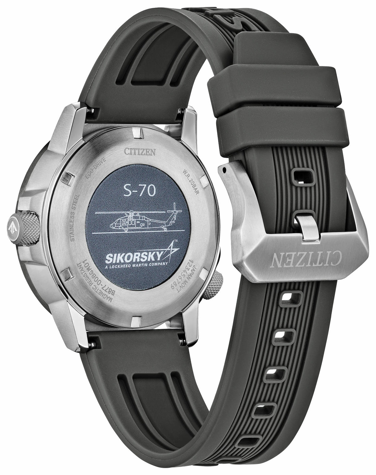 Citizen Deals - Promaster Sikorsky Gray Dial Polyurethane Strap BJ7004-43H