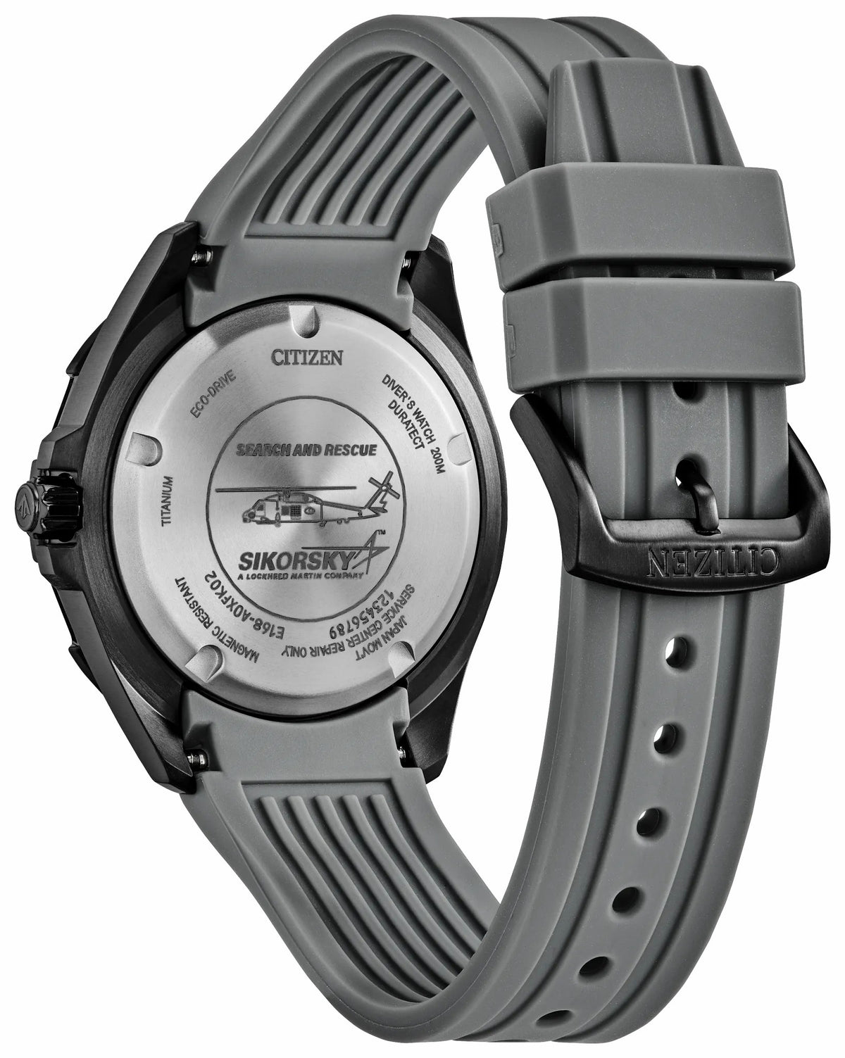 Citizen Latest - Promaster Sikorsky Gray Dial Polyurethane Strap BN0207-06H