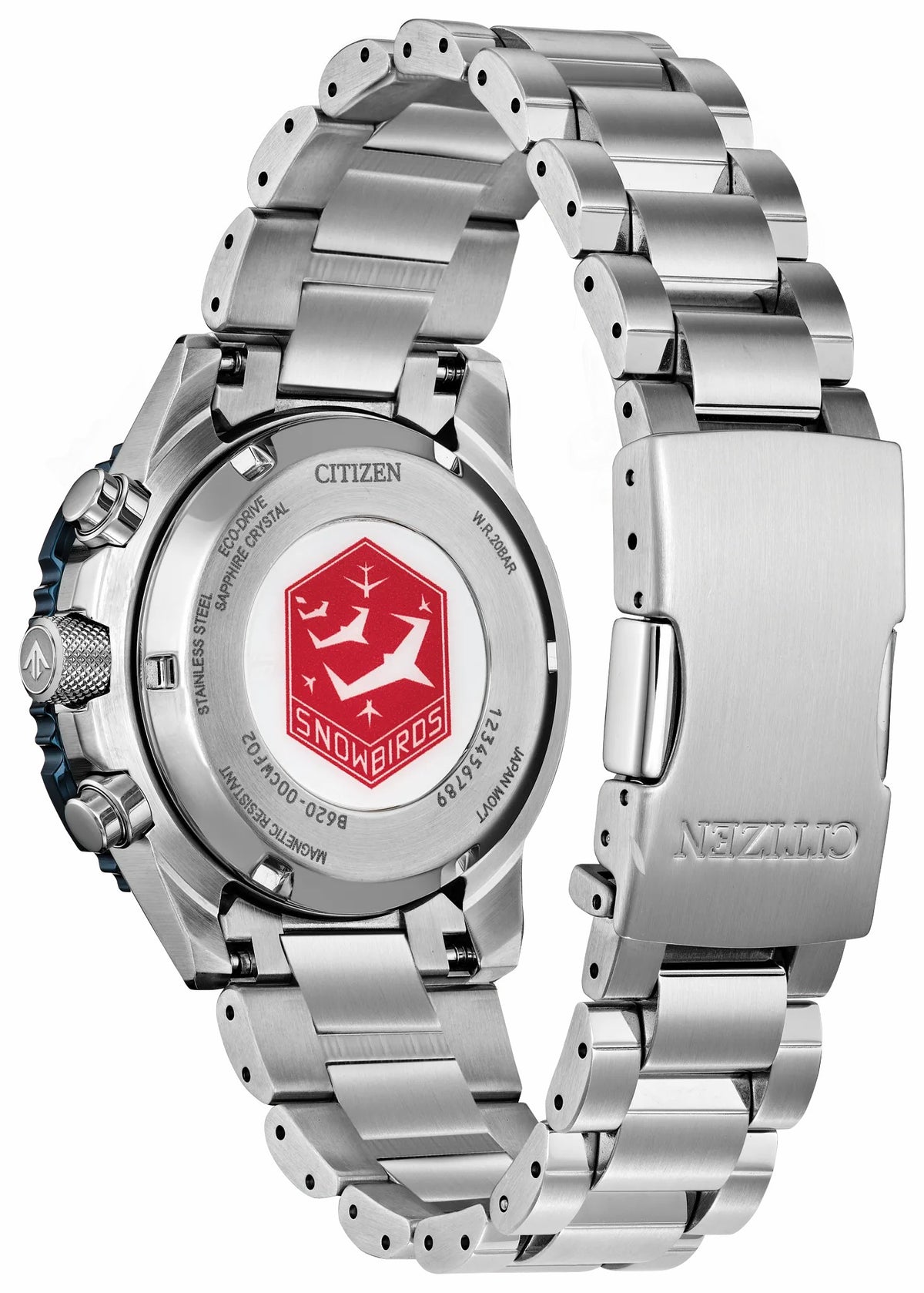 Citizen Exclusive - Promaster Navihawk Red Dial Stainless Steel Bracelet CA4668-51X