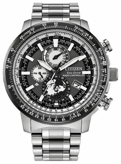 Citizen Everyday - Promaster Geo Trekker Gray Dial Stainless Steel Bracelet BY3006-53H