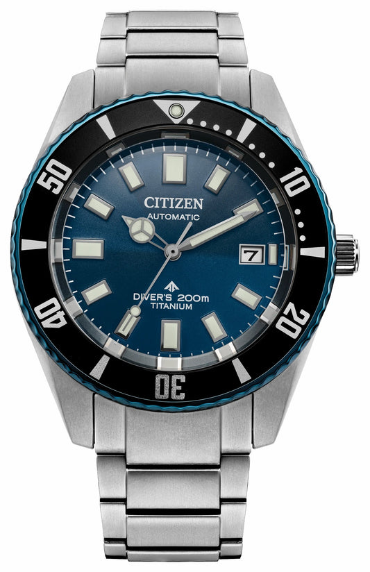 Citizen Smart Buy - Promaster Fujitsubo Blue Dial Super Titanium with Duratect Platinum Bracelet NB6026-56L