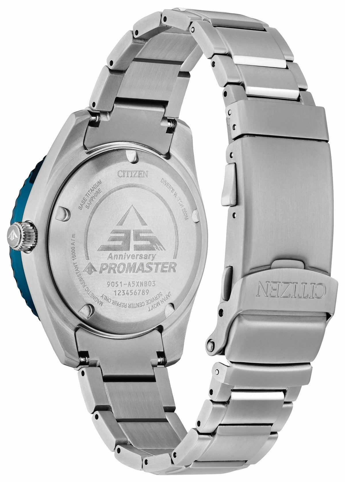 Citizen Smart Buy - Promaster Fujitsubo Blue Dial Super Titanium with Duratect Platinum Bracelet NB6026-56L