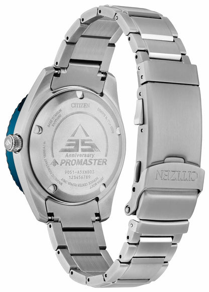 Citizen Smart Buy - Promaster Fujitsubo Blue Dial Super Titanium with Duratect Platinum Bracelet NB6026-56L
