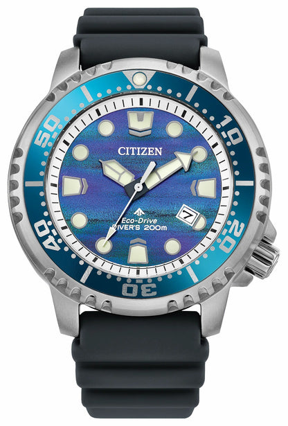 Citizen Classic - Promaster Dive Blue Dial Polyurethane Strap BN0167-09W