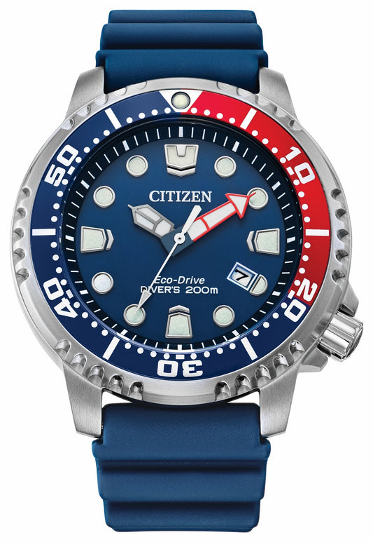Citizen Exclusive - Promaster Dive Blue Dial Polyurethane Strap BN0168-06L