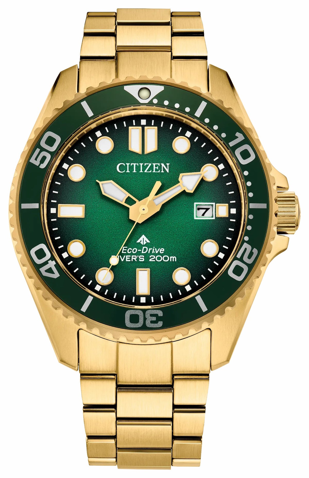 Citizen Best Price - Promaster Dive Green Dial Stainless Steel Bracelet BN0262-59W