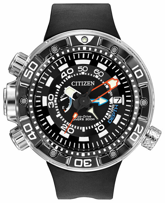 Citizen Hot Sale - Promaster Aqualand 200M - Men's Eco-Drive Black Dive Watch