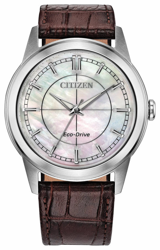 Citizen Premium - Rolan White Dial Leather Strap FE7130-10D