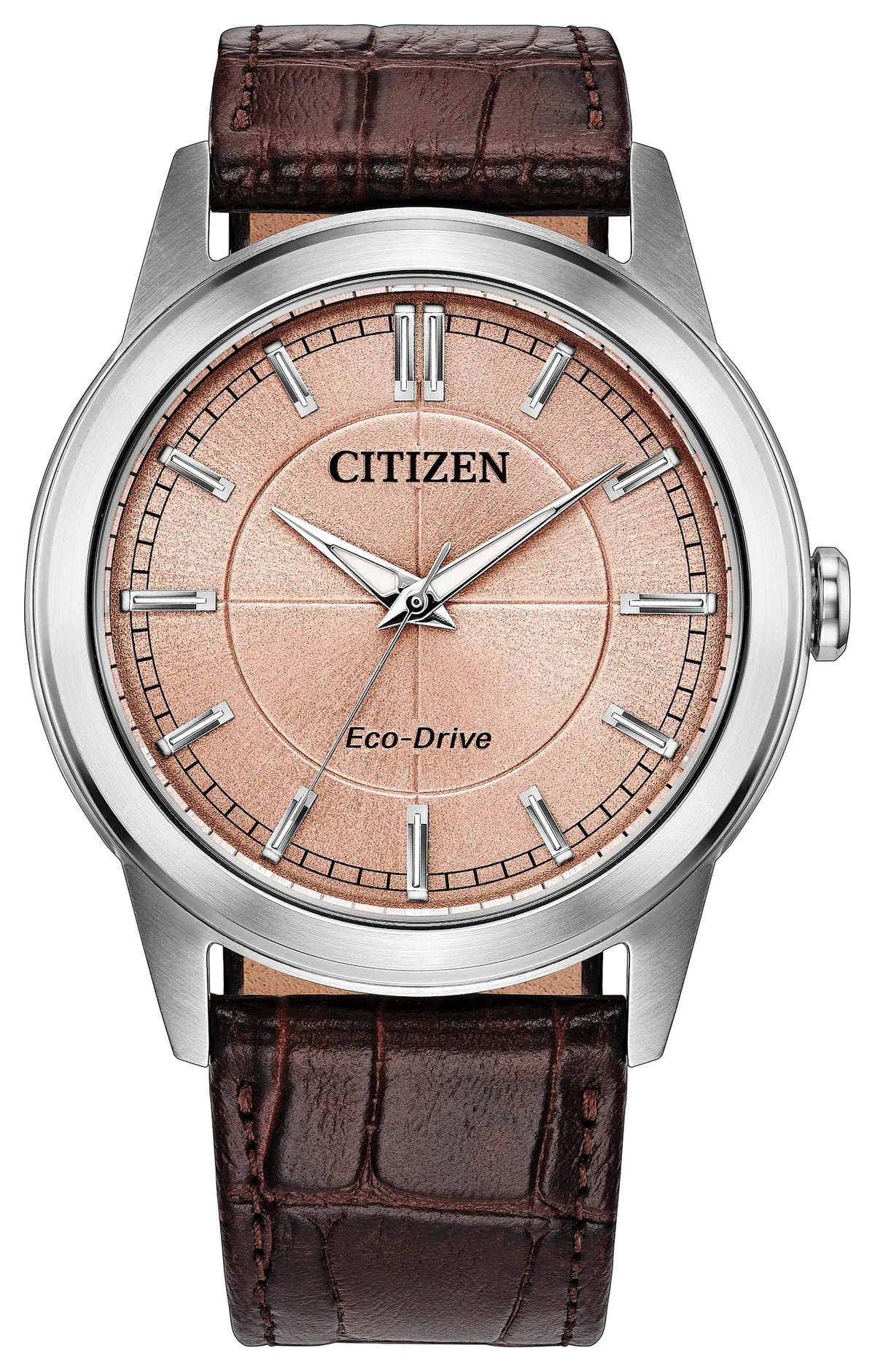 Citizen Smart Buy - Rolan Salmon Dial Leather Strap AW2110-14Z
