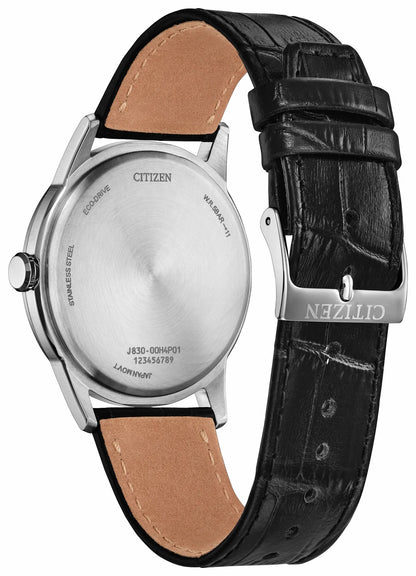 Citizen Best Price - Rolan Black Dial Leather Strap AW2110-06E