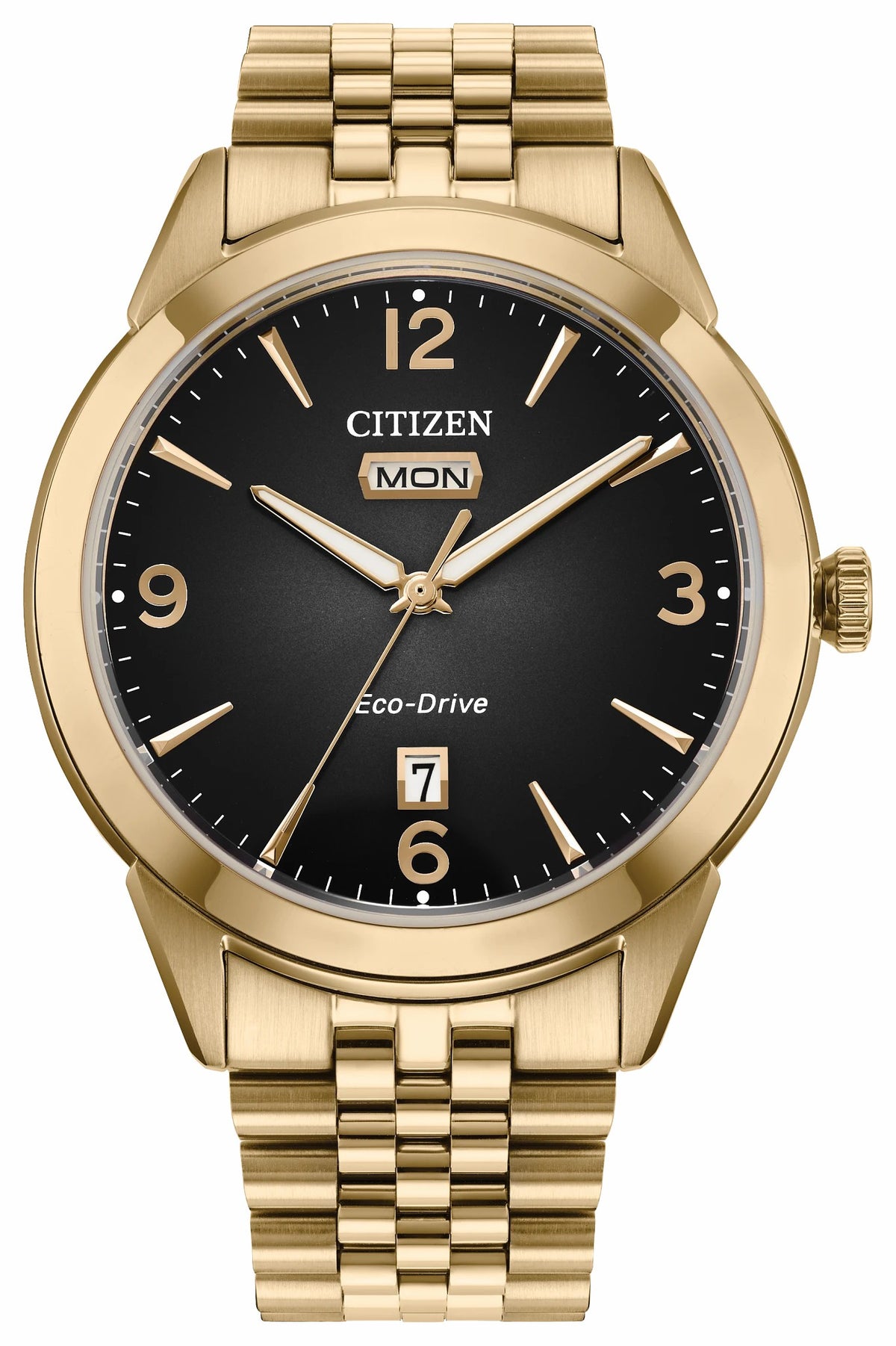 Citizen Trending - Rolan Black Dial Stainless Steel Bracelet AW0152-58H