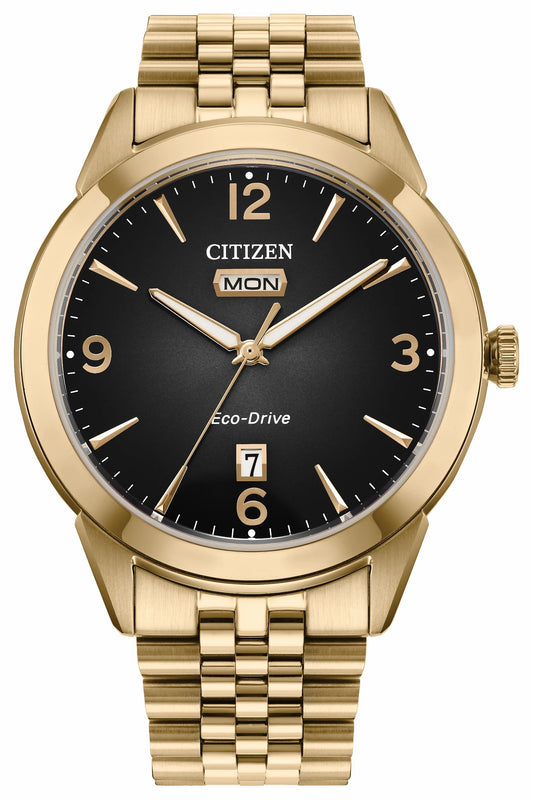 Citizen Trending - Rolan Black Dial Stainless Steel Bracelet AW0152-58H