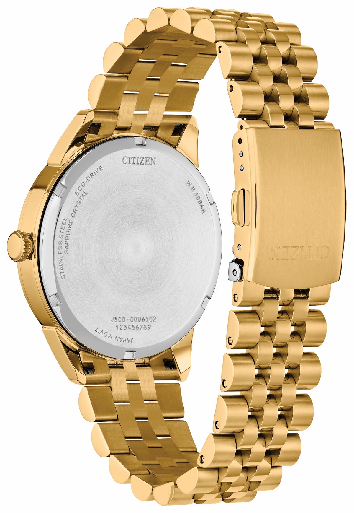 Citizen Trending - Rolan Black Dial Stainless Steel Bracelet AW0152-58H