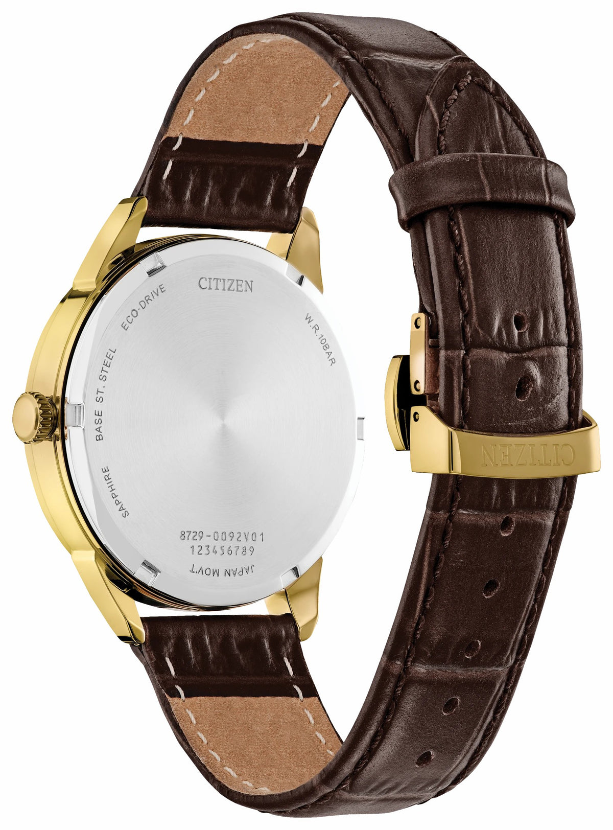 Citizen Everyday - Rolan Black Dial Leather Strap BU2112-06E
