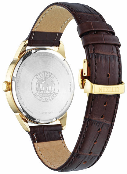 Citizen Quality - Rolan Champagne Dial Leather Strap AW0092-07Q