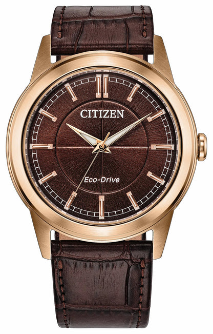 Citizen Best Seller - Rolan Brown Dial Leather Strap AW2113-16X