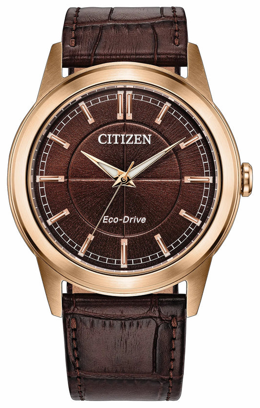 Citizen Best Seller - Rolan Brown Dial Leather Strap AW2113-16X