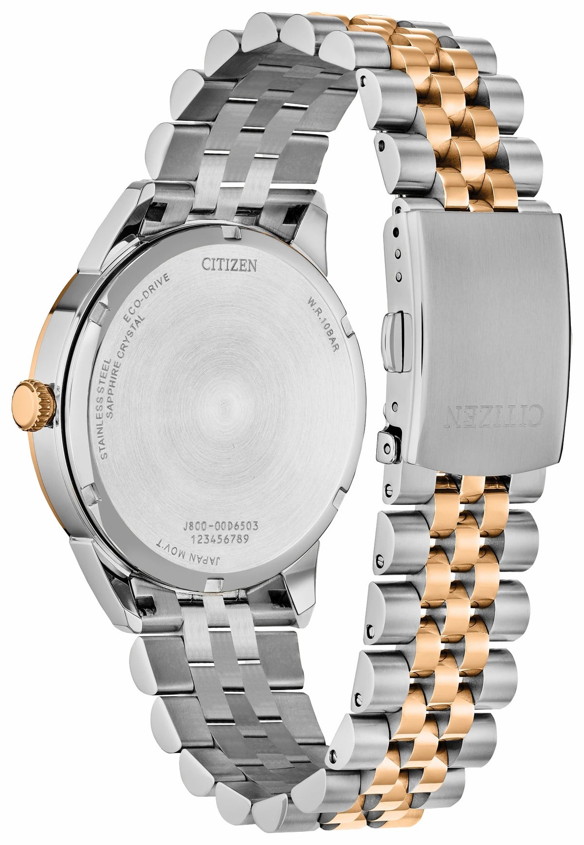Citizen Great Value - Rolan Brown Dial Stainless Steel Bracelet AW0156-57X