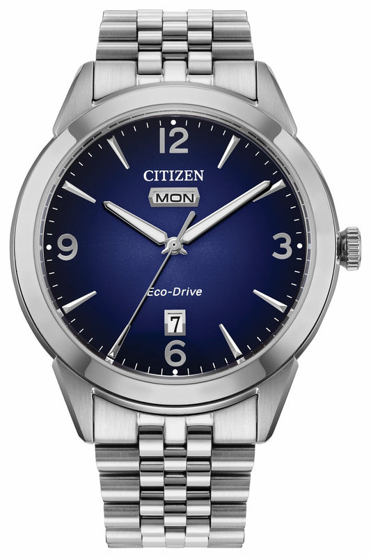 Citizen Signature - Rolan Blue Dial Stainless Steel Bracelet AW0150-53L